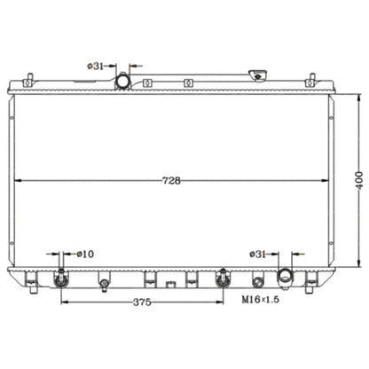 Radiator / 2.2L Auto/Manual for Toyota Camry SXV20R (1997–2002)