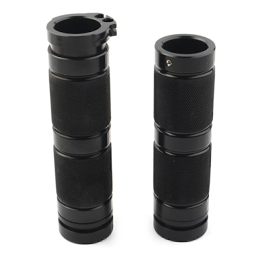 1" Black Handlebar Grips for Harley Sportster VRSC XL883 XL1200 (2004-2023)