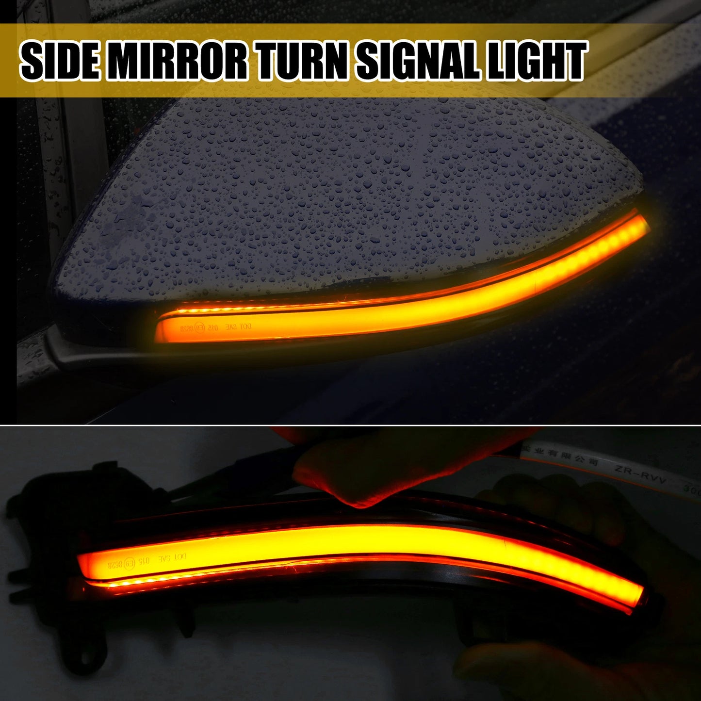 Set of 2 Mirror Turn Signal Lights for BMW 1 Series F20 (2012–2019) 63137280771