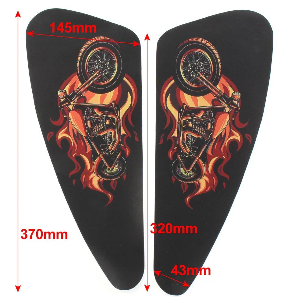 3D Fuel Gas Tank Stickers Decals for Harley Sportster XL 883 1200 48