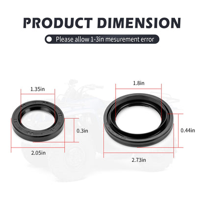 Rear Brake Drum Seals for Yamaha Big Bear YFM250/YFM400 (2000–2009)
