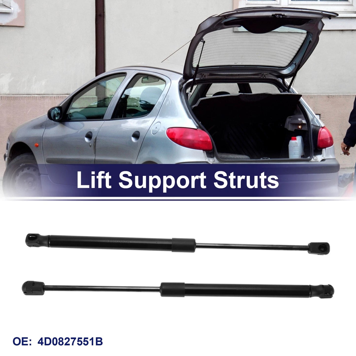 Tailgate Lift Support Struts Gas Spring No. 4D0827551B for Audi A8 (1997–2000)