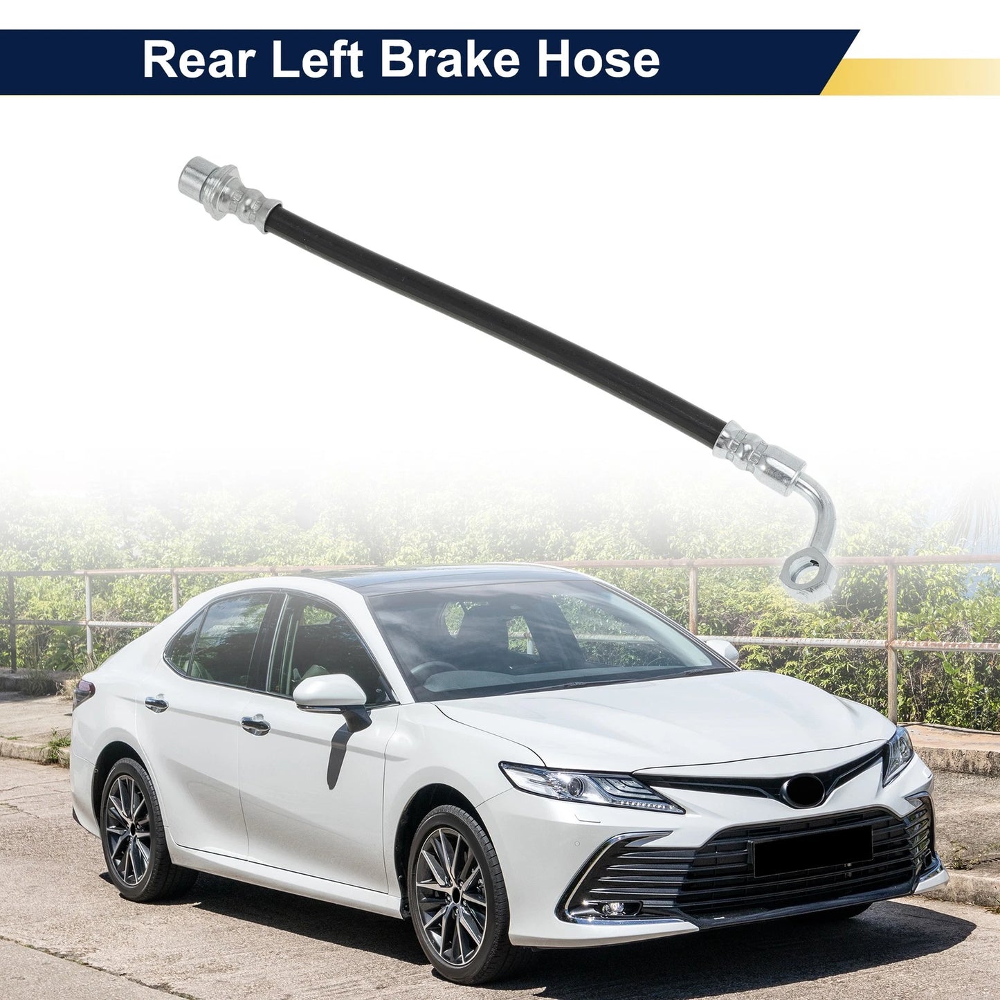 Rear Left Brake Hose for Toyota Camry (2007–2011) No. 9094702F24