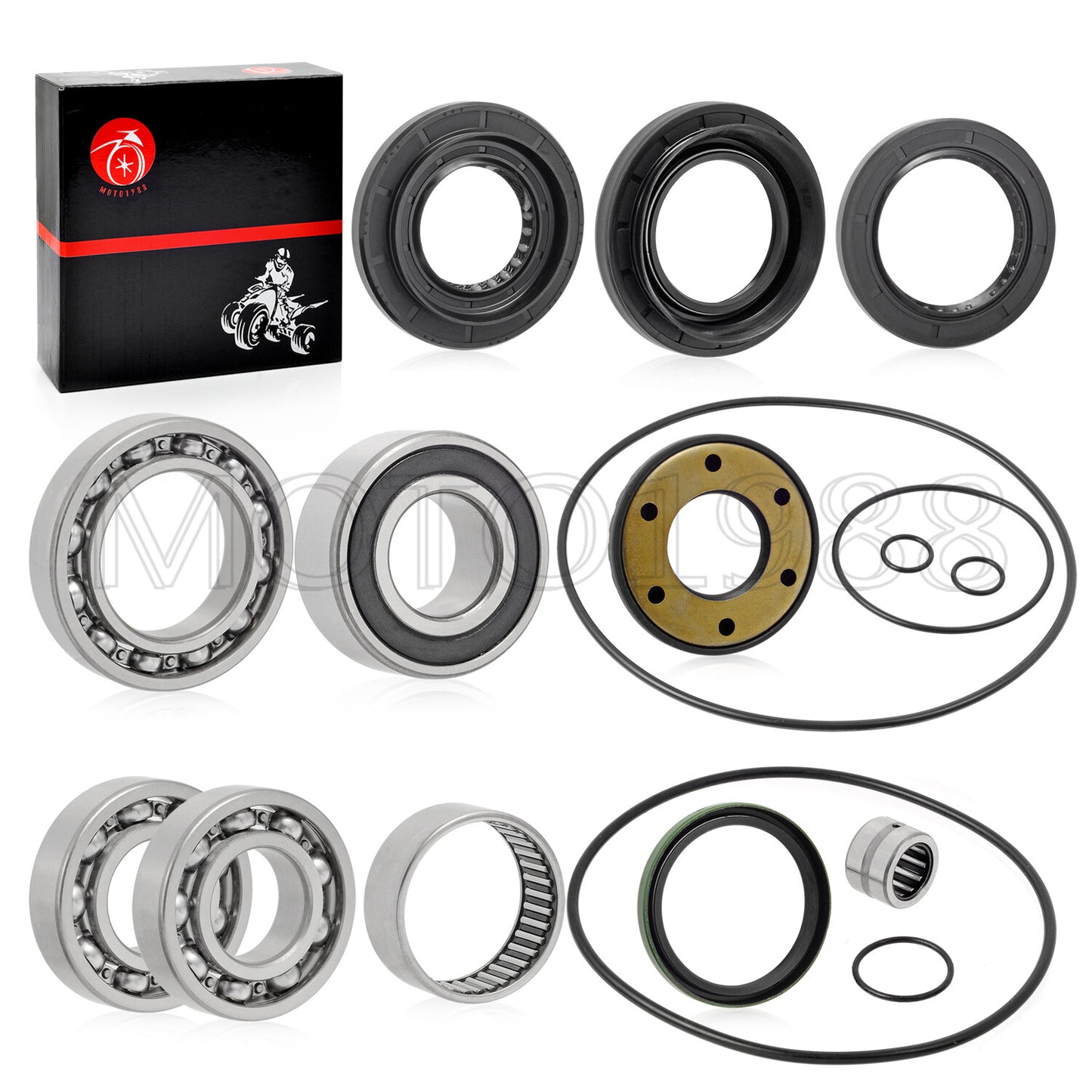 Rear Axle Seal Bearing O-ring Kit for Suzuki Quadsport Z250 (2004–2009)