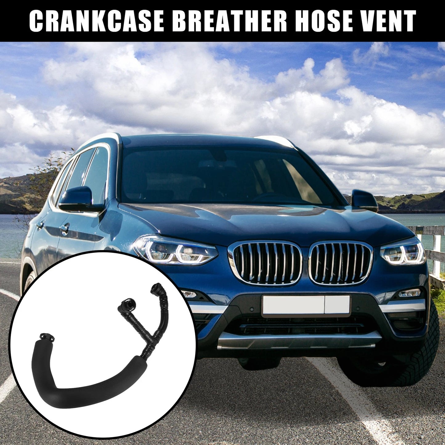 Crankcase Breather Hose No. 11157559528 for BMW 328i (2007–2011)