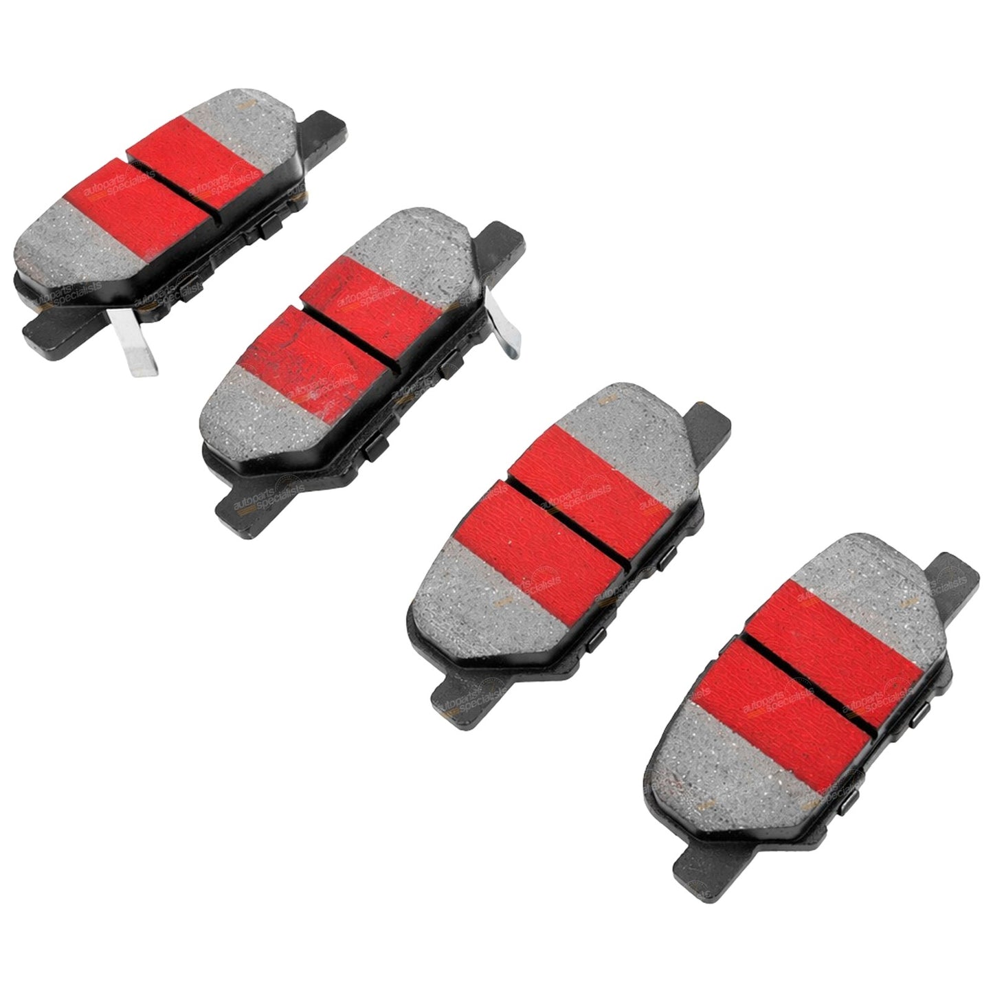 Rear Disc Brake Pad Set for Mazda 6 (2012–2016) with Mechanical Park Brake