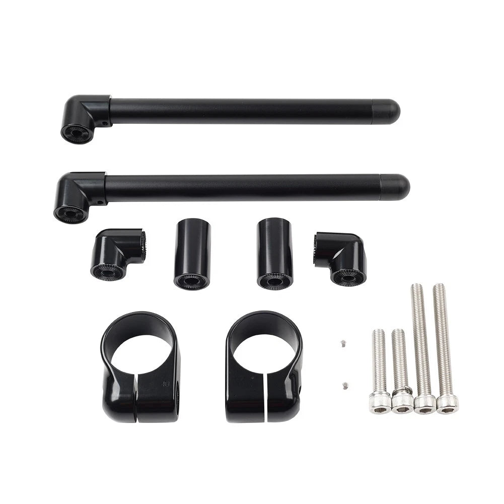 Handlebar Mount Front Windshield for Universal Motorcycles (7/8" & 1")