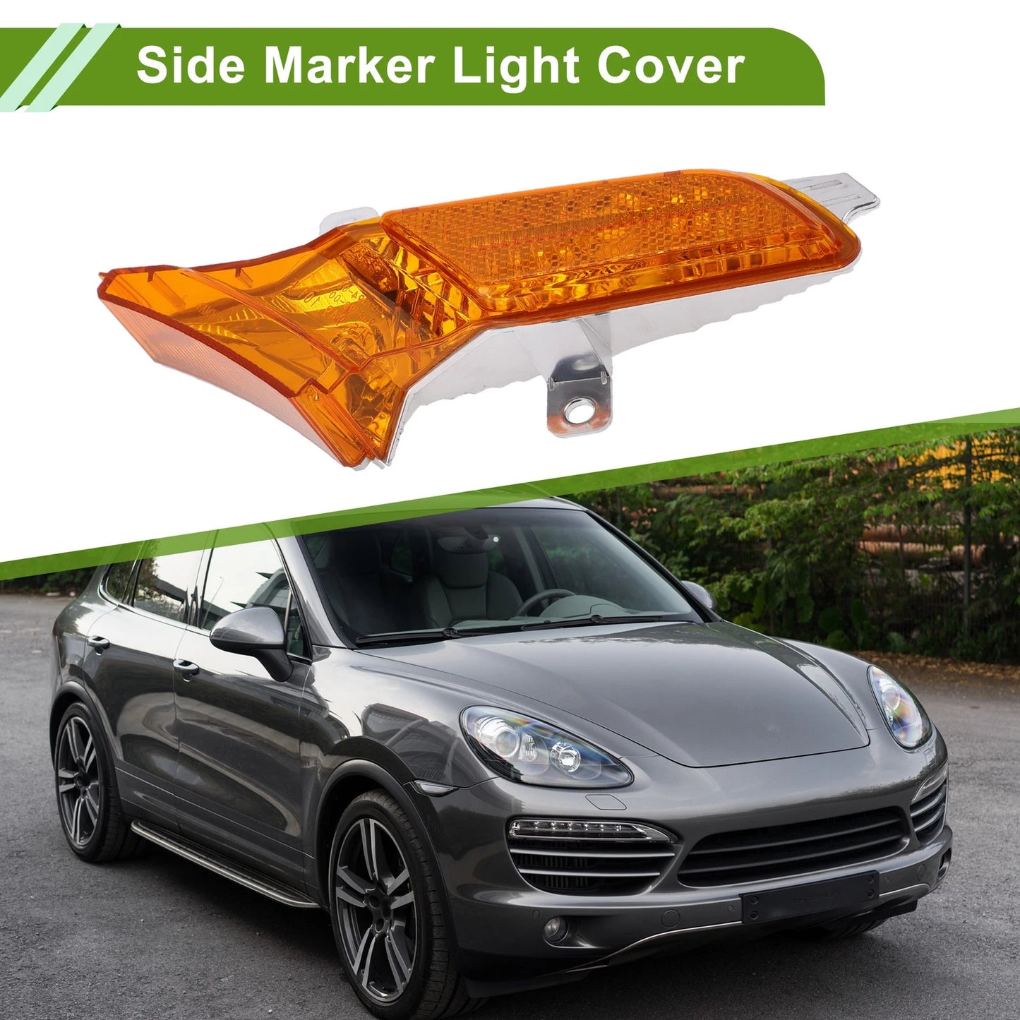 1 Pc Right Side Marker Light Cover for Porsche Cayenne (2003–2010) No. 95563103601