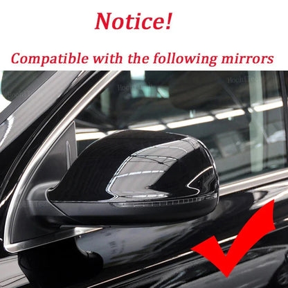 Carbon Style Side Mirror Cap Covers for Audi Q5 Q7 8R (2009–2017)