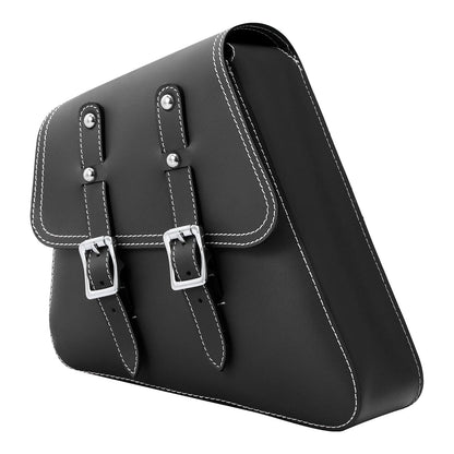Black Side Bag Saddlebags for Harley Sportster Iron 883 1200 (2007-2020)