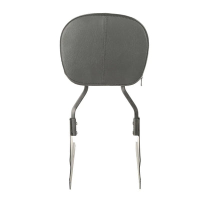 Black Low Backrest Sissy Bar for Harley Softail Custom FXSTC Fat Boy (2000-2017)
