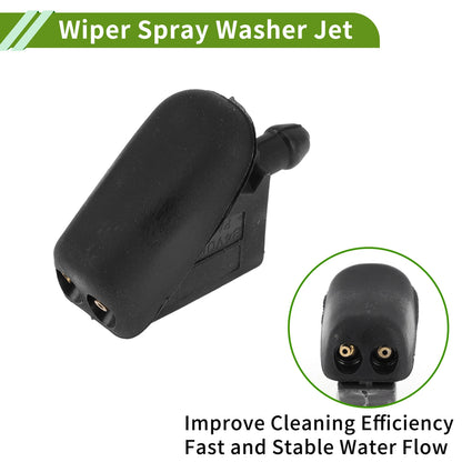 Windshield Washer Nozzle Set with Hose Connector for Mini (No. 61667146377)