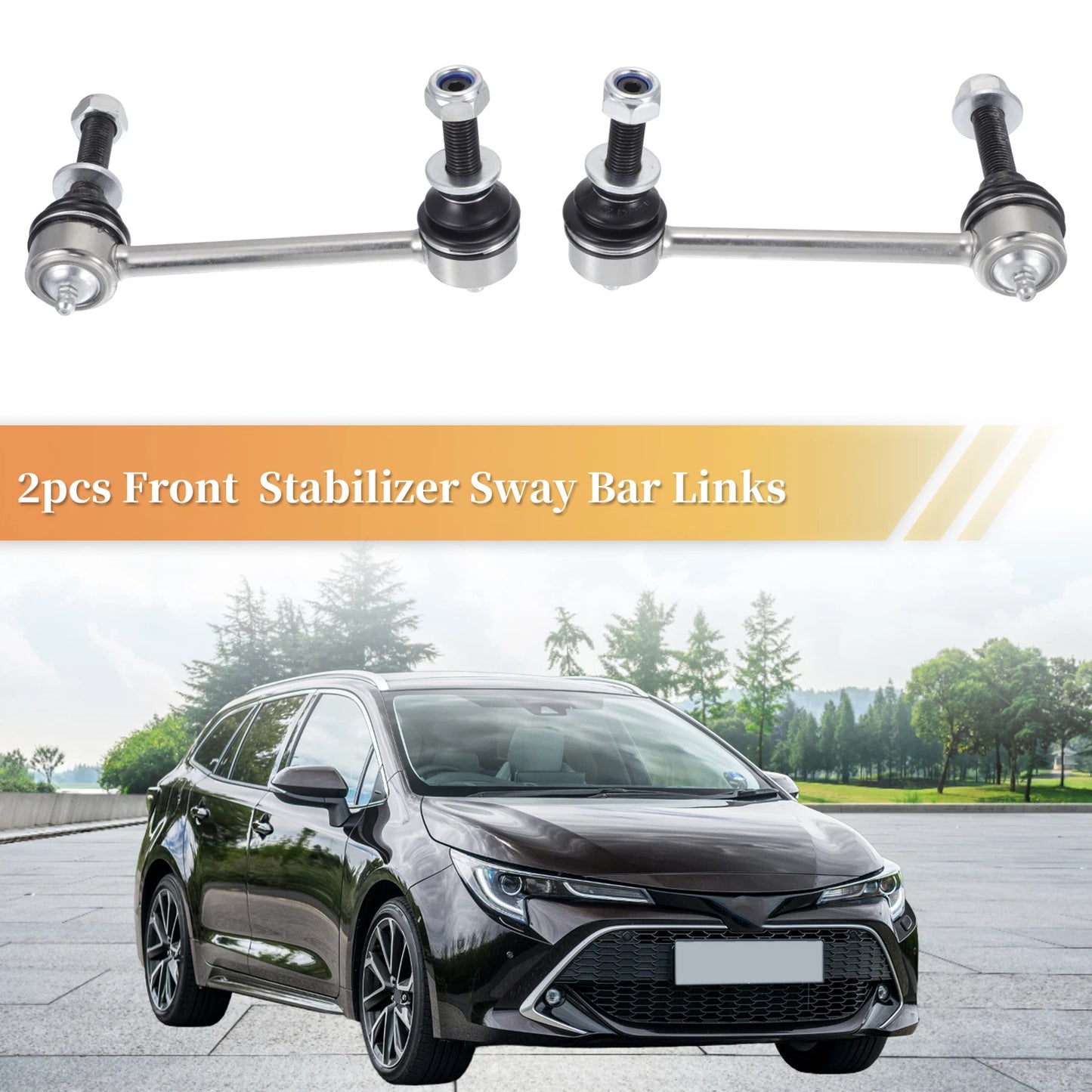2pcs Front Stabilizer Sway Bar Link for Toyota Tacoma (2013–2014)