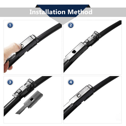 Set of 3 Wiper Blades for Hyundai I30 GD (2012–2017)