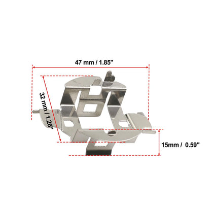 H7 LED Bulbs Clip Adapter Base Holder for VW Sagitar (2010–2018)