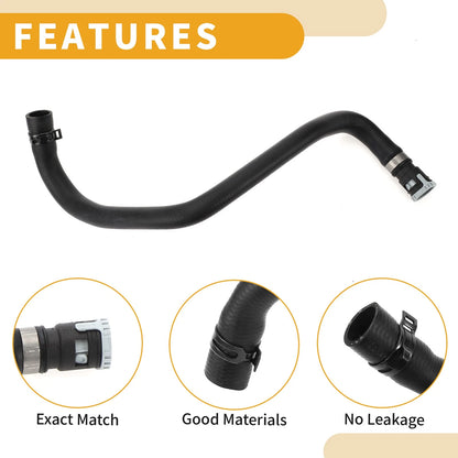 HVAC Heater Hose for Ford Focus III (2010–2023) No.BV6118K579FD Rubber Black