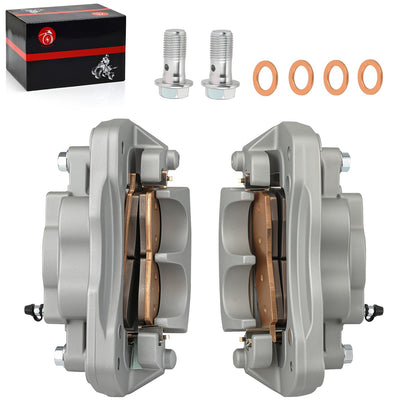 Front Brake Calipers with Pads for Yamaha Wolverine RMAX2 RMAX4 1000 (2021–2024)