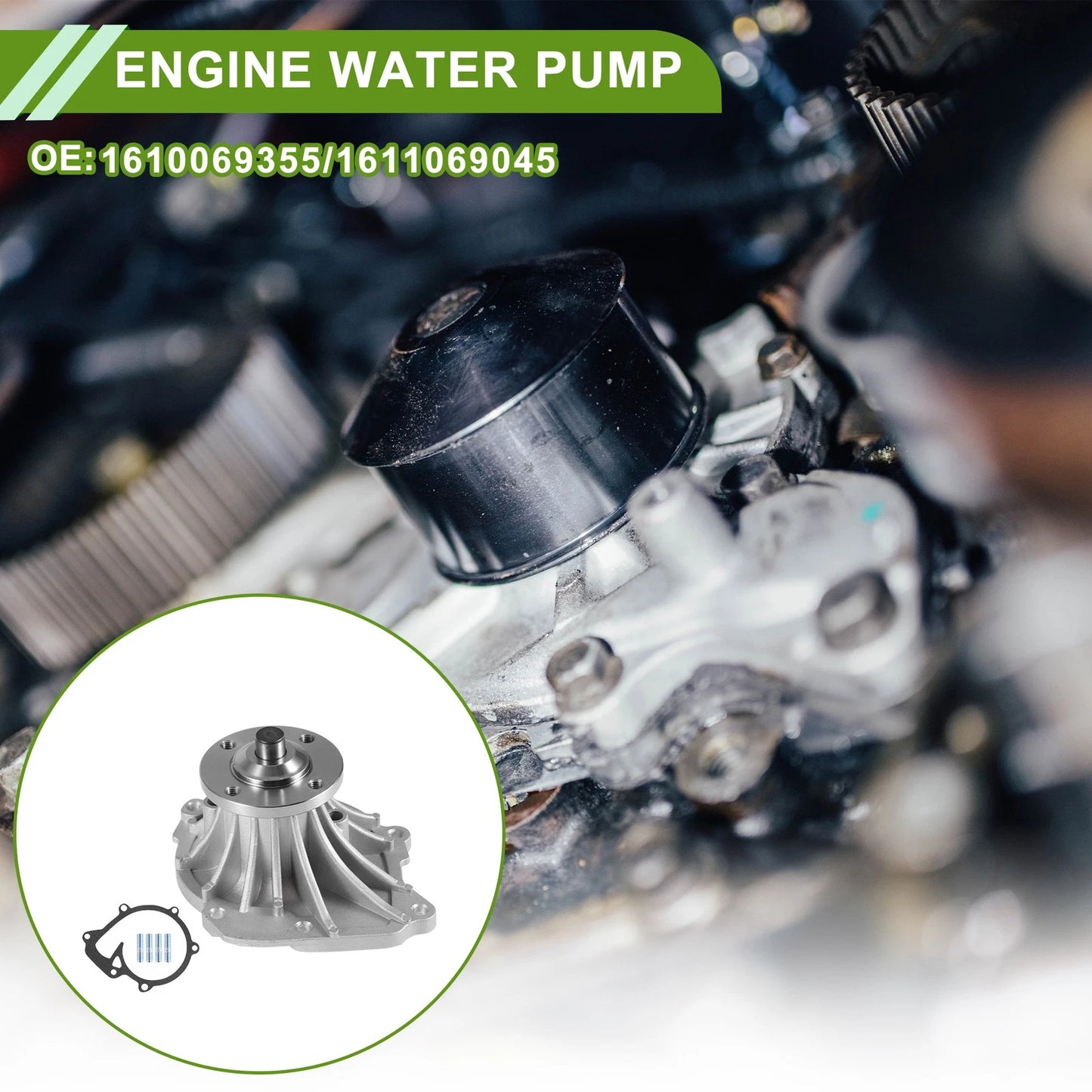 Engine Water Pump for Toyota 4Runner (1993–2002) No. 1610069355