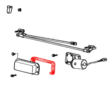 Windshield Wiper Motor Packing for Toyota Land Cruiser BJ40 FJ43 HJ45 (1975–1984)