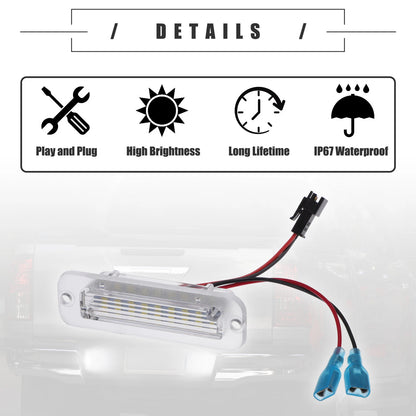 2X LED License Plate Light for Mercedes-Benz G500 (2013–2021) No.A4639060046