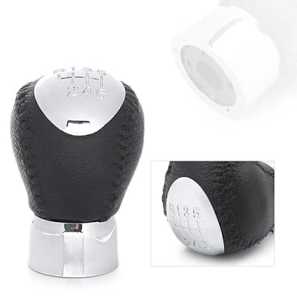 Leather Rear Shift Knob Gear Manual Shifter 6 Speed for Mazda 3 5 6 CX-5