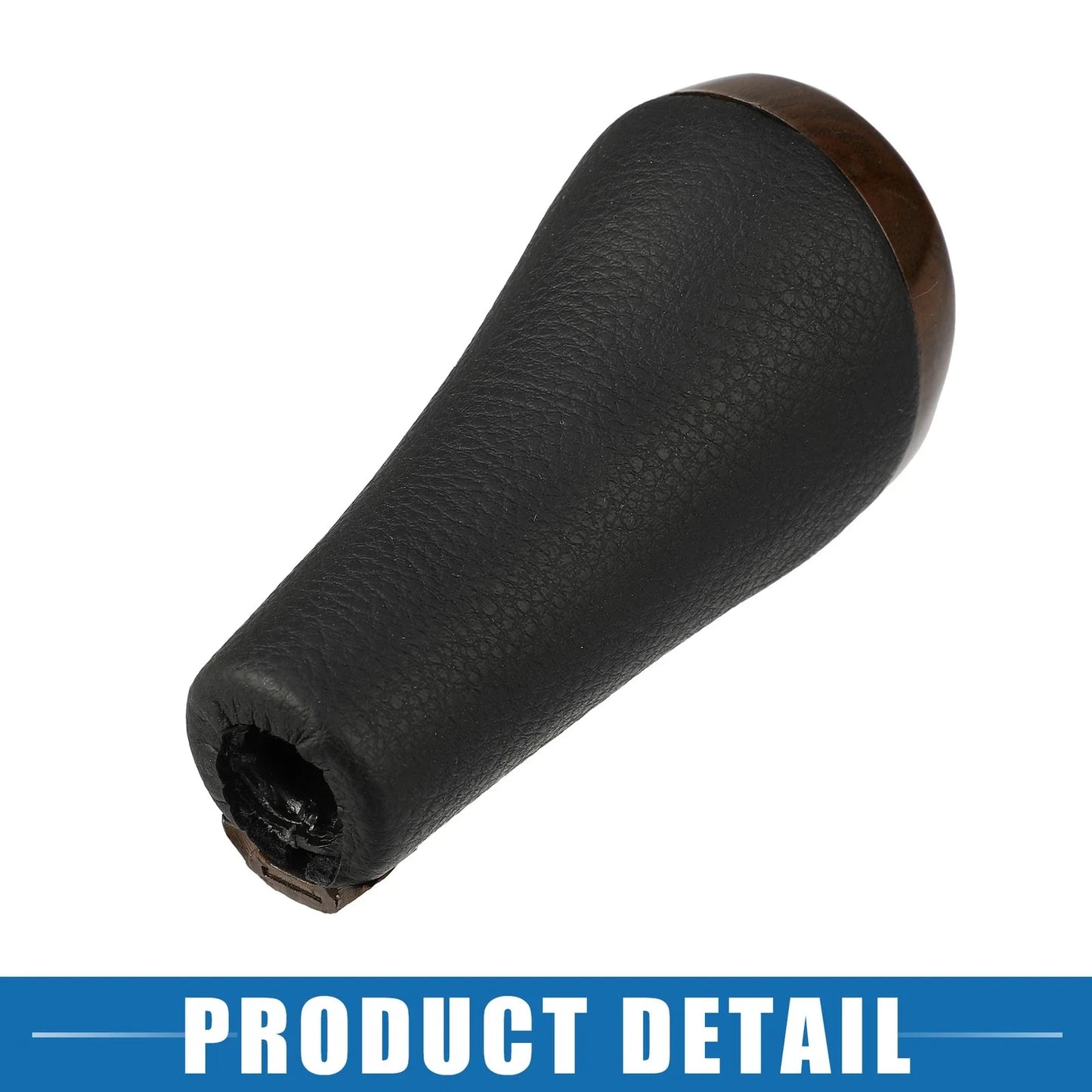 Gear Shift Knob 5 Speed for BMW Black Red Wood Pattern