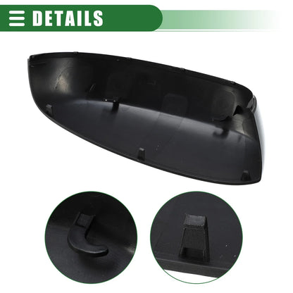 Left Rearview Mirror Cap for Chevrolet Silverado 1500 (2014-2023) Gloss Black