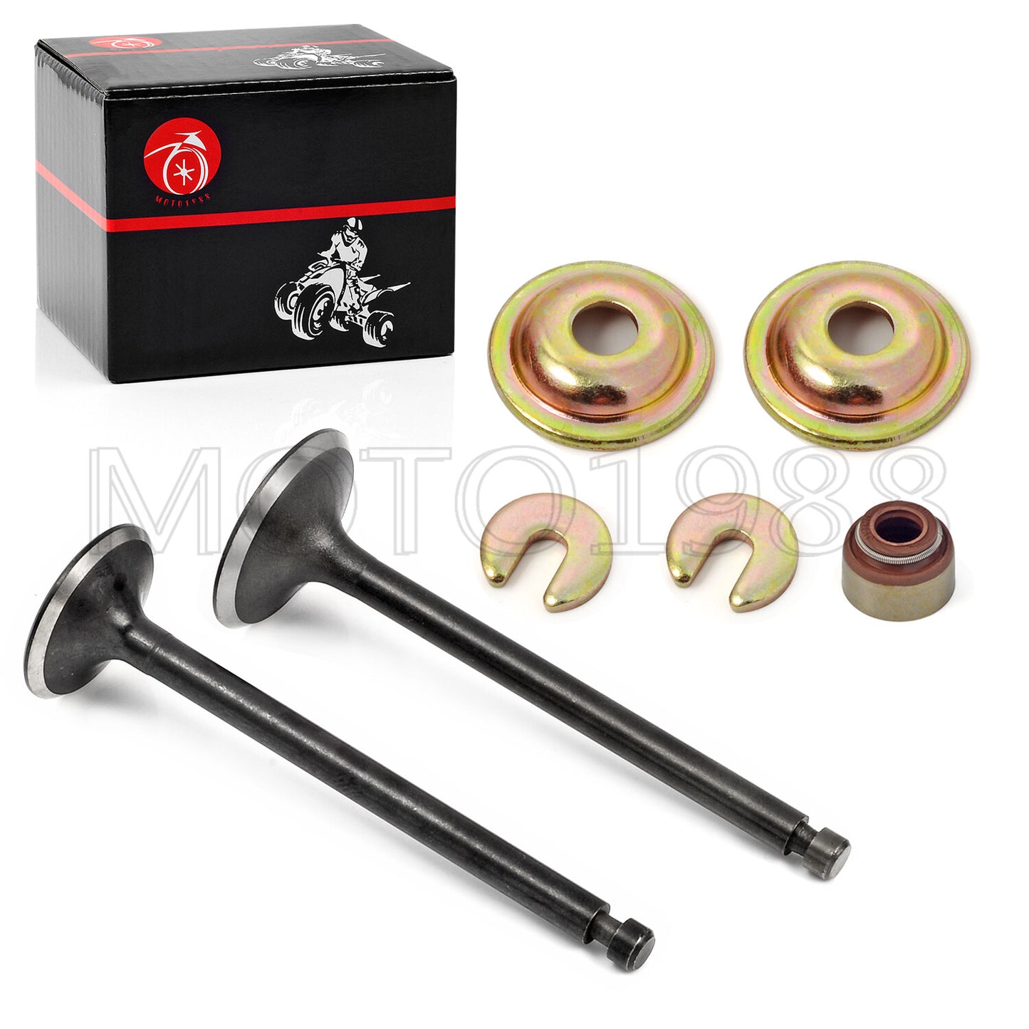 Intake Exhaust Valve Kit for Yamaha Golf Cart G2 G5 G8 G9 G11 G14 (1989–1996)