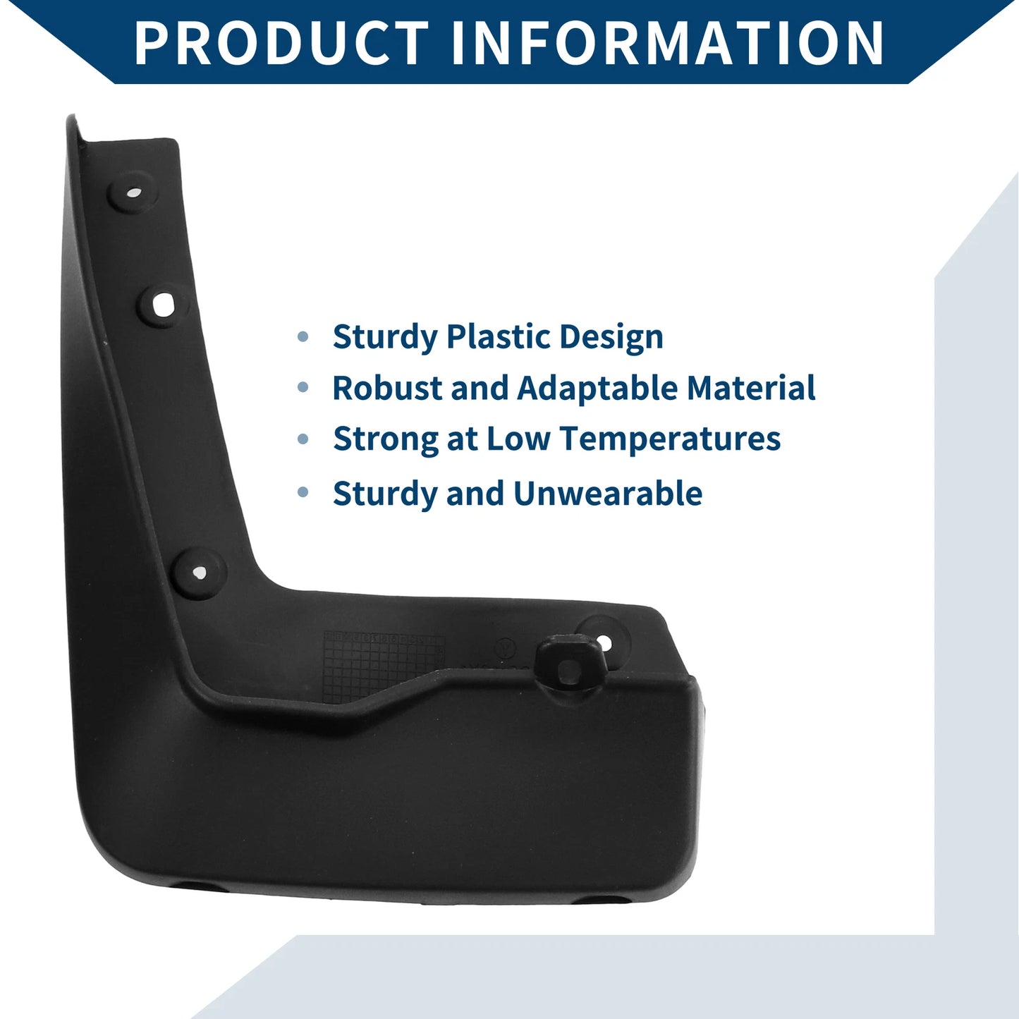 Set of 4 Mud Flaps Splash Guards for BMW X1 (2016–2023)