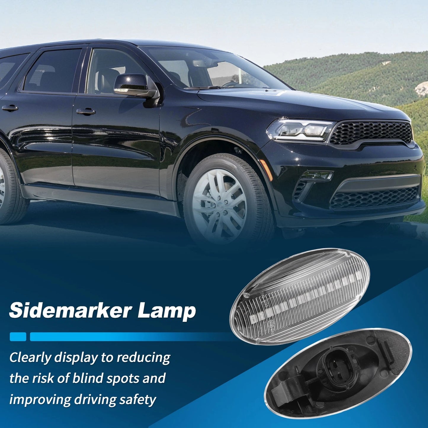 2X LED Side Fender Marker Light for Subaru Impreza G12 (2008–2011)