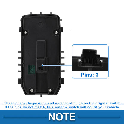 Front Driver Side Power Window Switch for Mercedes-Benz S560 (2018–2020) No.2229050009