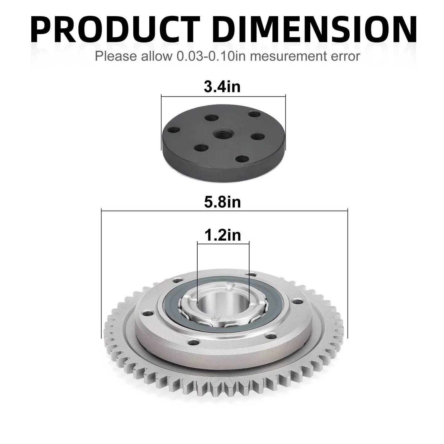 Starter Clutch Bearing Gear Gasket Tool for Yamaha YFM660R Raptor (2002–2005)