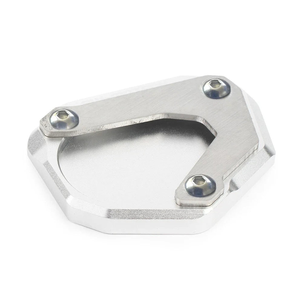 Kickstand Side Stand Enlarger Pad Silver for BMW R1200RT (2004-2017)