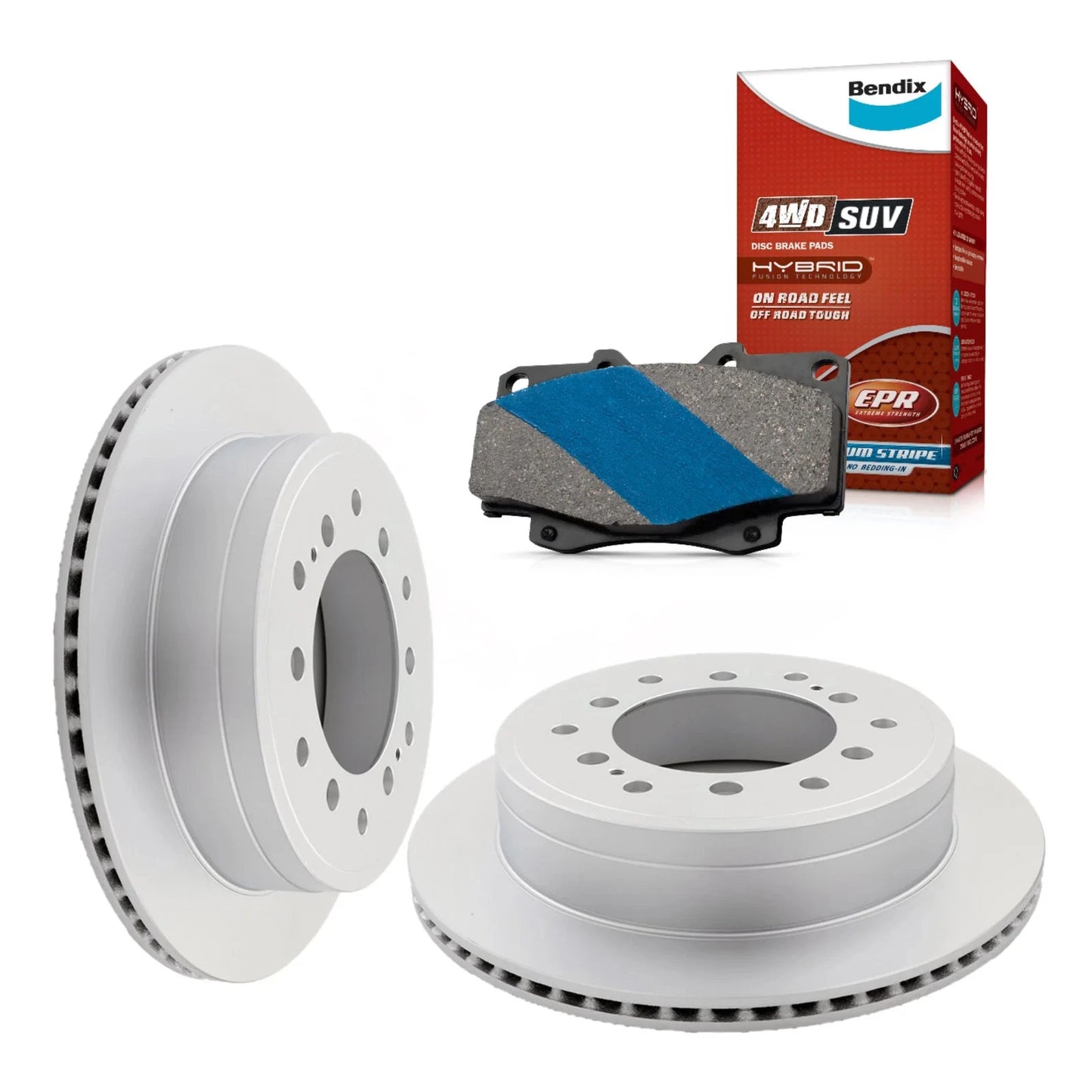 Rear Brake Pads and Rotors for Toyota Fortuner (2017–Present)
