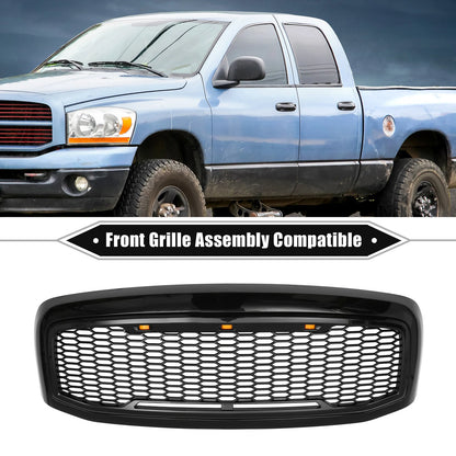Front Grille Assembly with LED Lights for Dodge Ram 3500