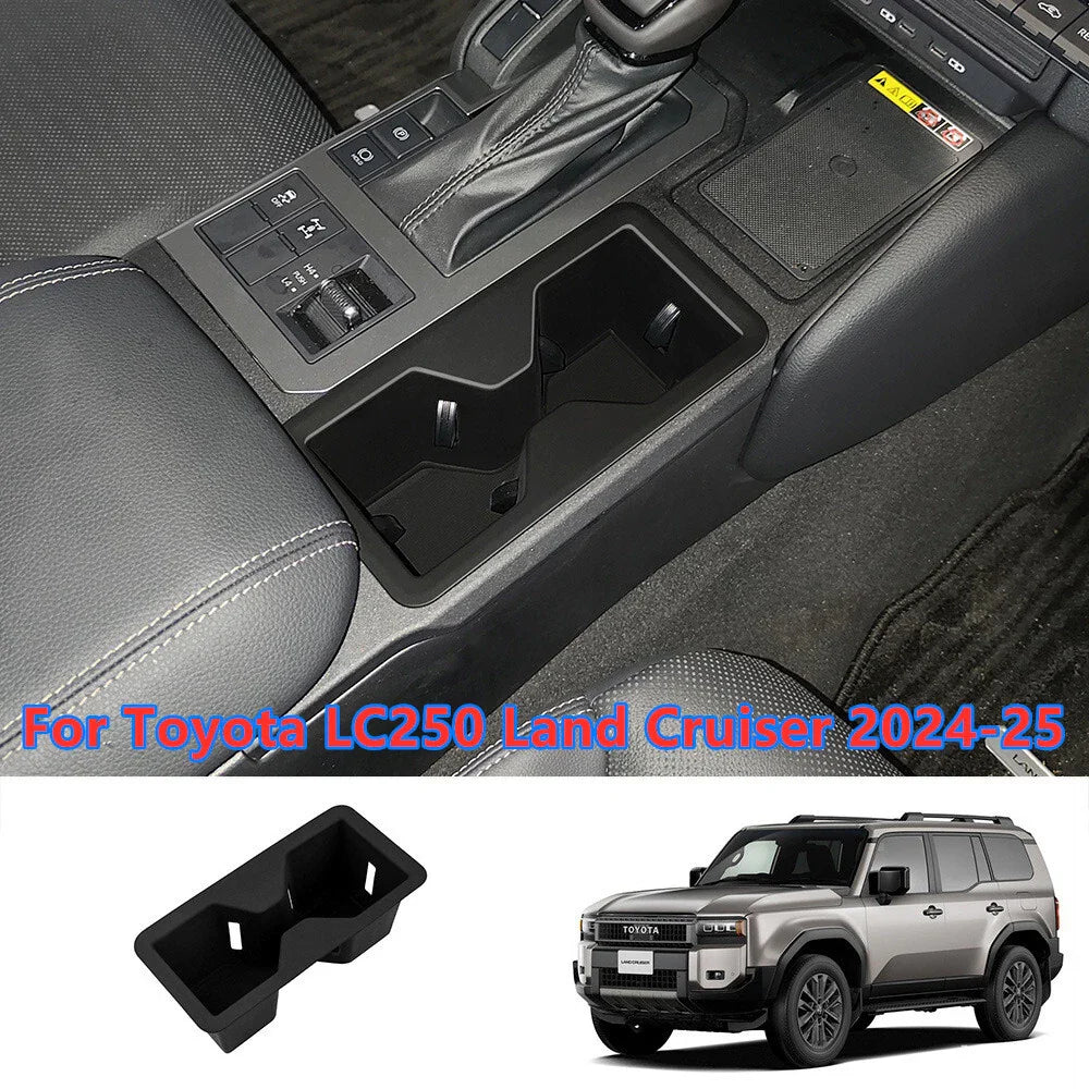 Silicone Cup Holder Panel Cover 1x for Toyota LC250 Land Cruiser (2024–2025)