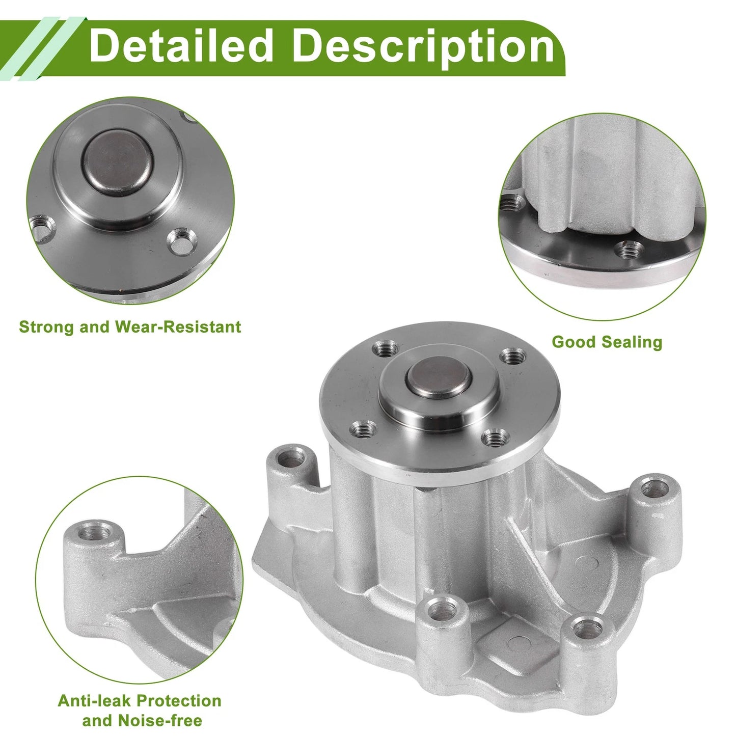 Engine Water Pump for Mercedes-Benz A-Class (2013–2018) No. 1662000320