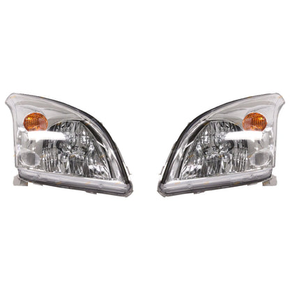 Chrome Headlights for Toyota Prado (2003–2009) Pair