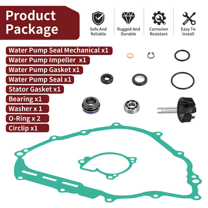 Water Pump Impeller Shaft Kit for Yamaha Viking VI 700 (2015–2020)