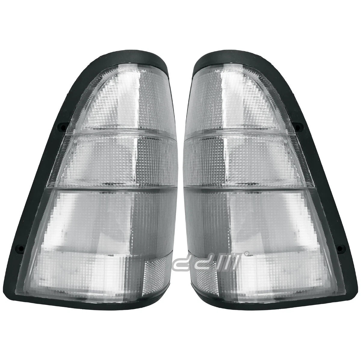1 Pair White Rear Tail Lights for Isuzu Holden Rodeo R9 TF (1998-2002)
