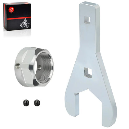 2 x Axle Nut Wrench Tool 46mm & Axle Lock Nut for Yamaha Raptor (2008–2024)