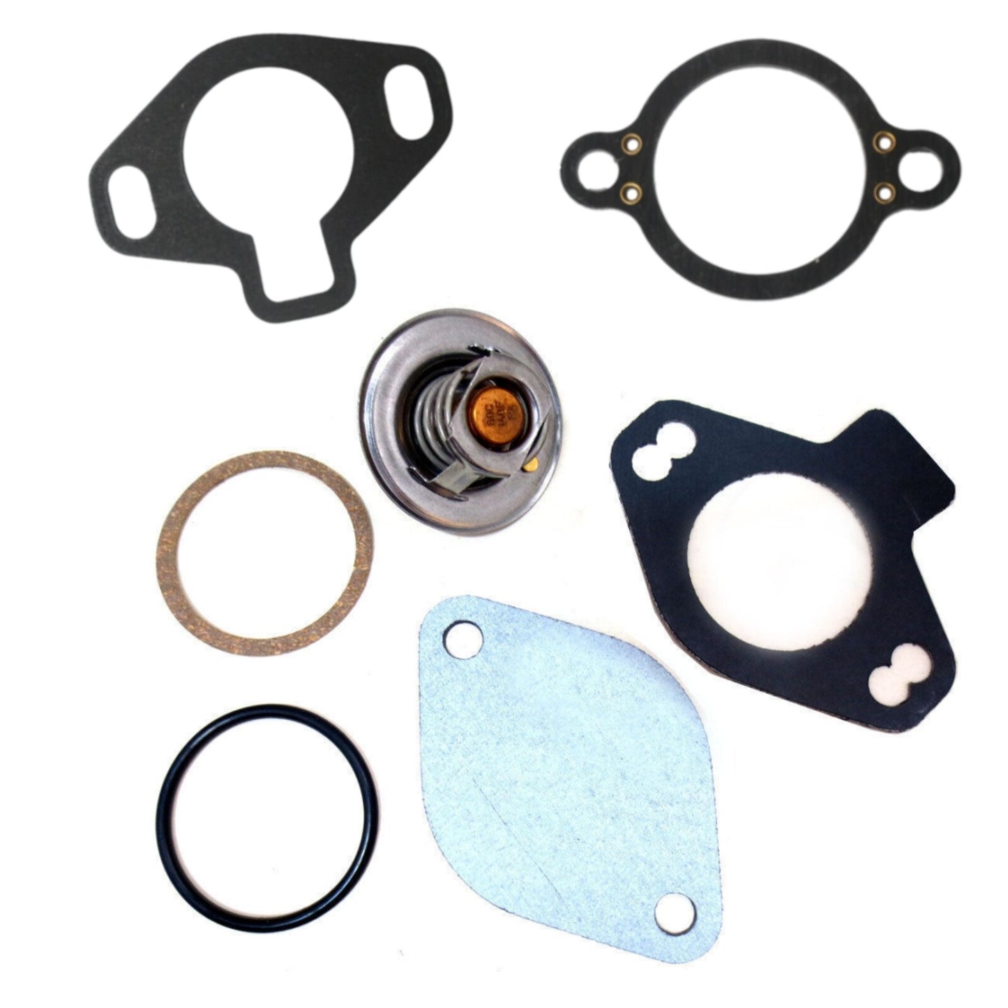 Thermostat Kit for Mercruiser 4.3L V6 5.0L 5.7L 7.4L 8.2L V8
