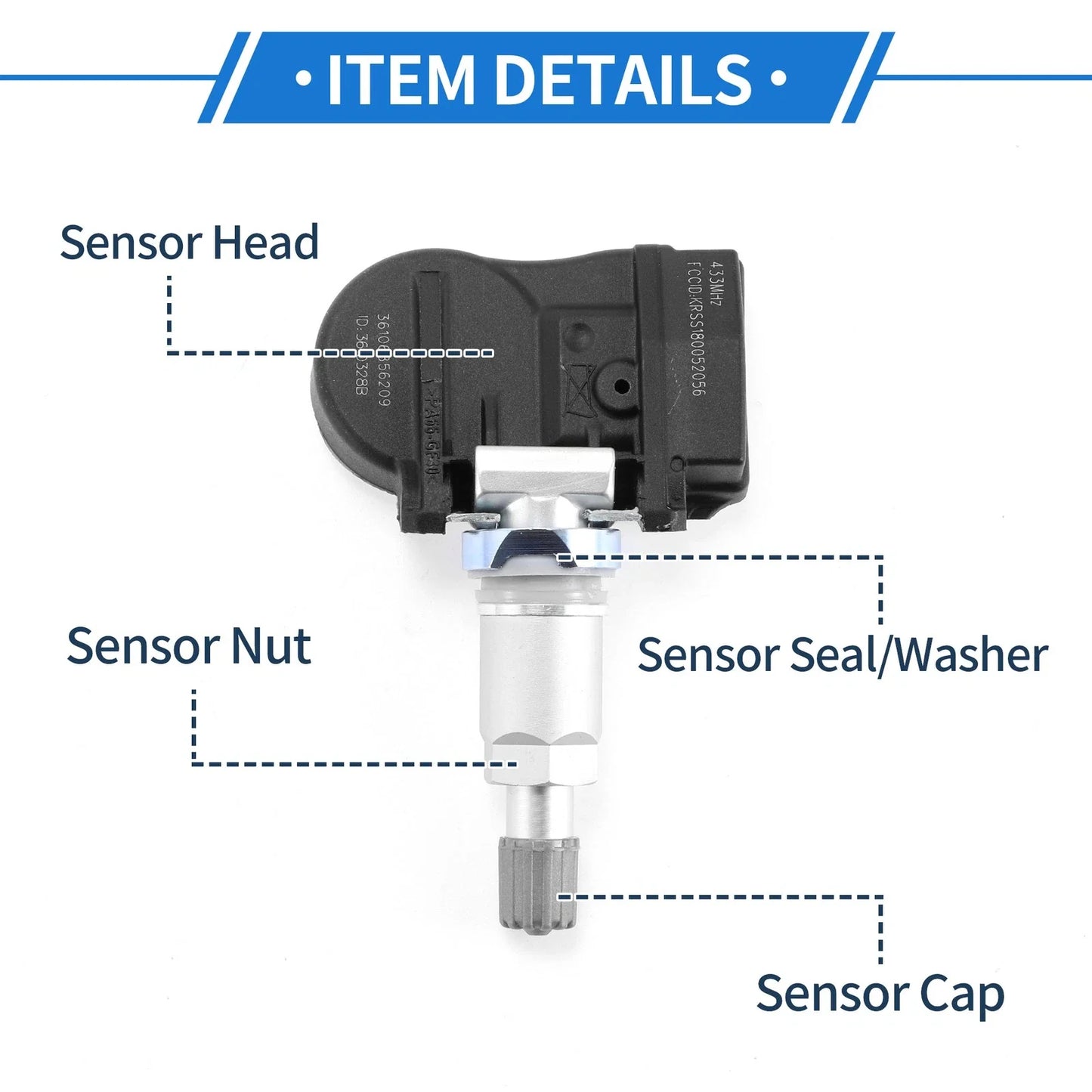 Tire Pressure Sensor for BMW 220i (2014-2020) 433MHz