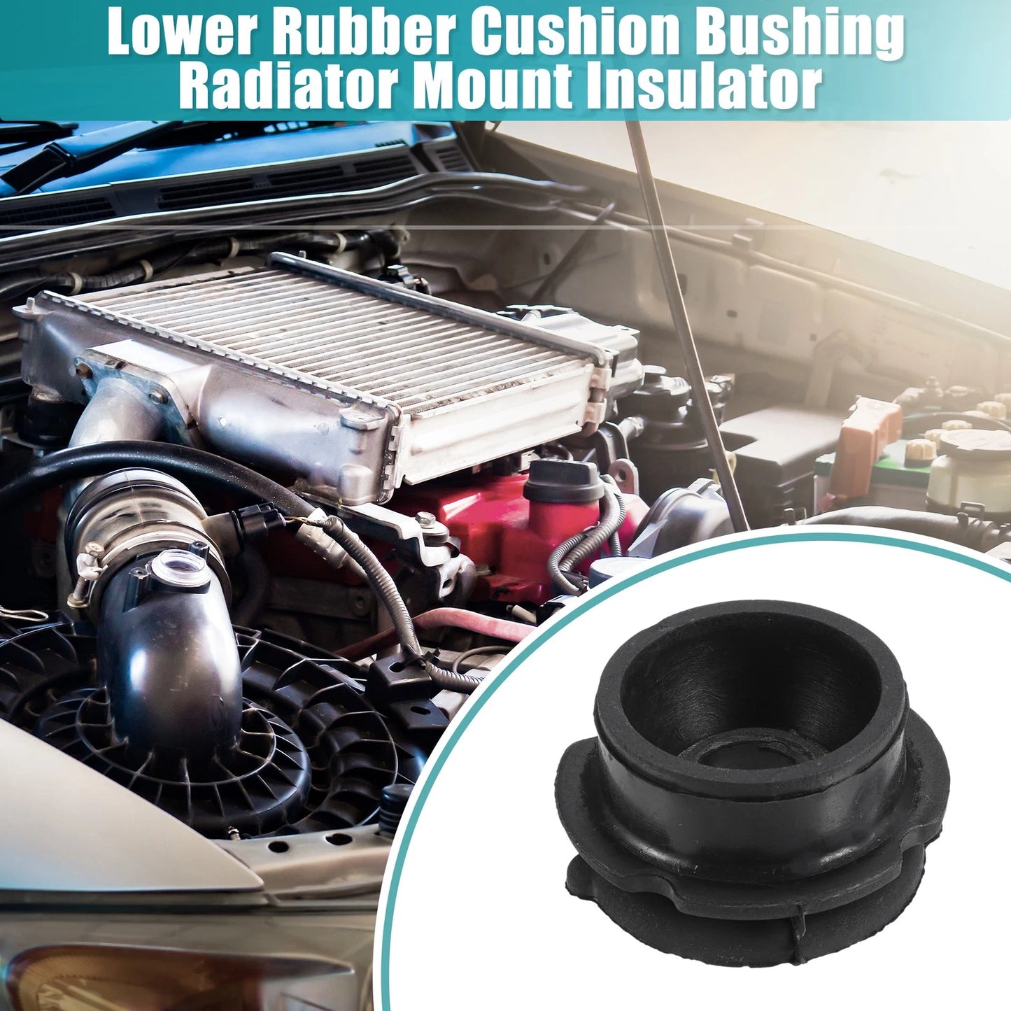 2X Lower Radiator Mount Insulator No.16535-28060 for Toyota Avalon (2013–2018)
