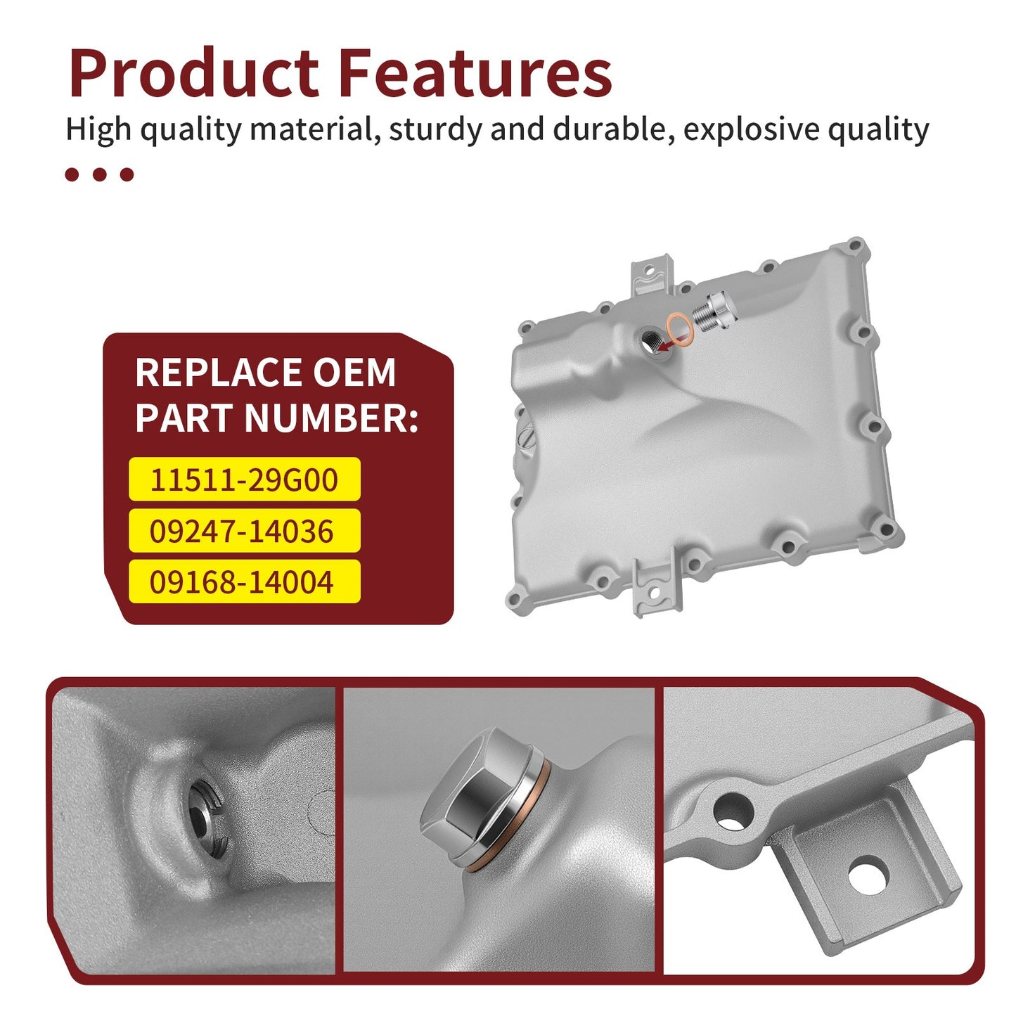 Oil Pan for Suzuki GSXR 1000 (2005–2006) & GSXR 600/750 (2004–2005)