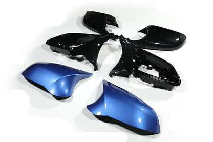 1 Pair Side Mirror Cover Caps for BMW F20 F22 F30 X1 (2011-2019)