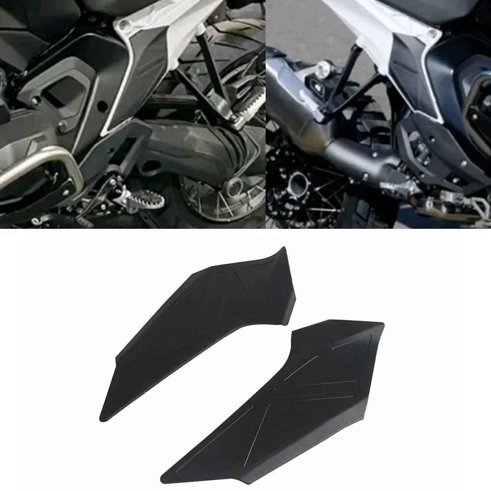 Black Side Frame Panel Guard Cover for BMW R1300GS (2023-2024)