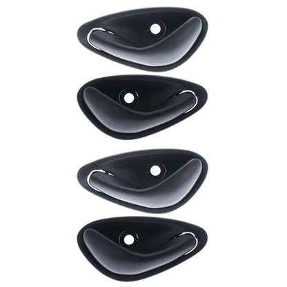 Set of 4 Inner Door Handles for Holden Commodore (1997–2007) Black