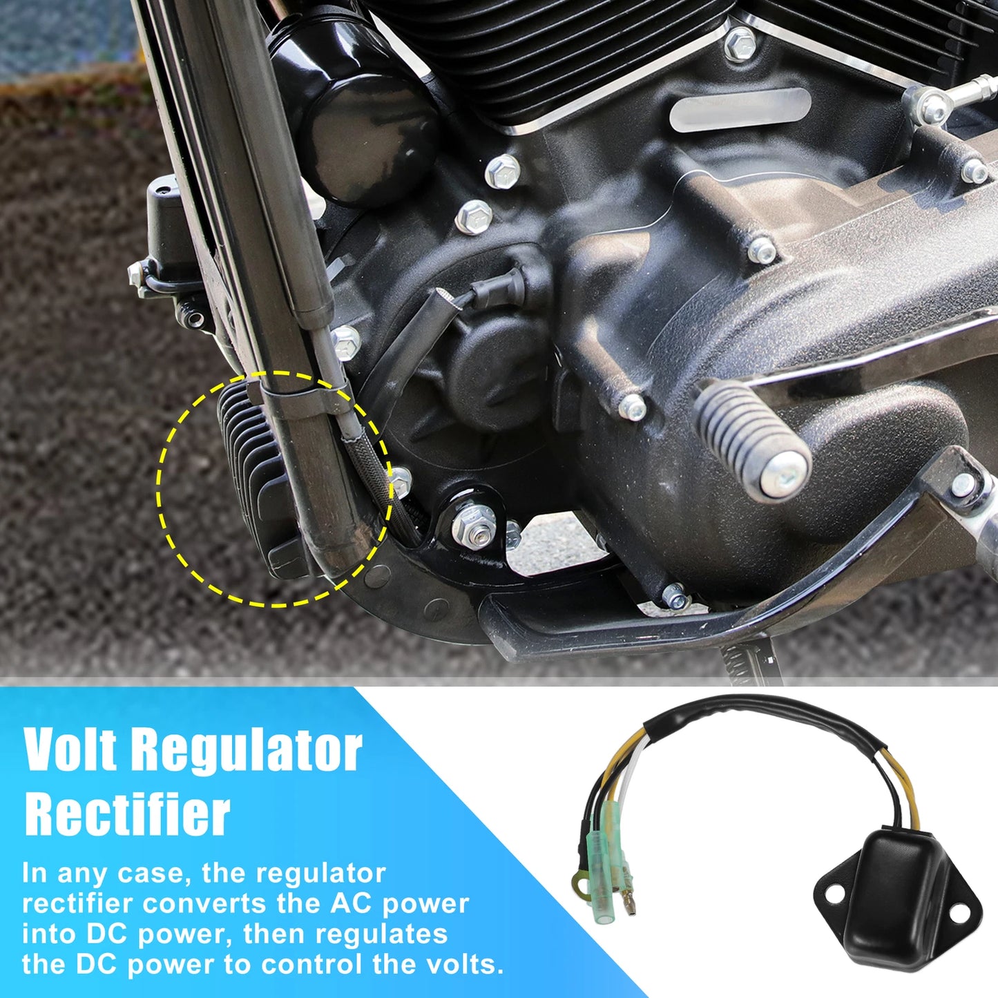 1pc Voltage Regulator Rectifier for Kawasaki 650 X-2 (No. 210663703)