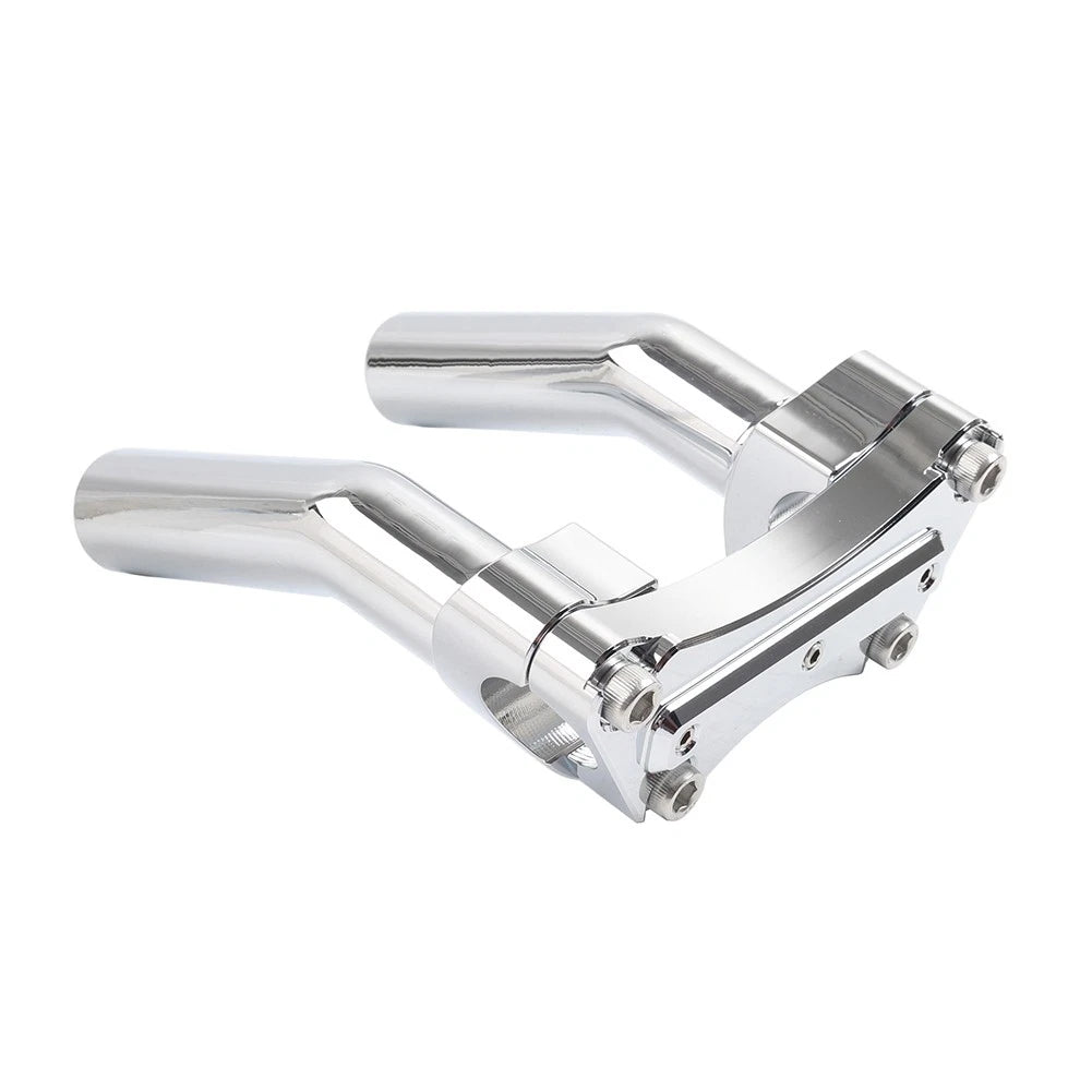 5.5" D Pullback Handlebar Riser Top Clamp for Harley Dyna Sportster XL1200 (1" Bar)